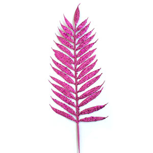 HOJA HELECHO 47CM. PURPURINA FUCHSIA