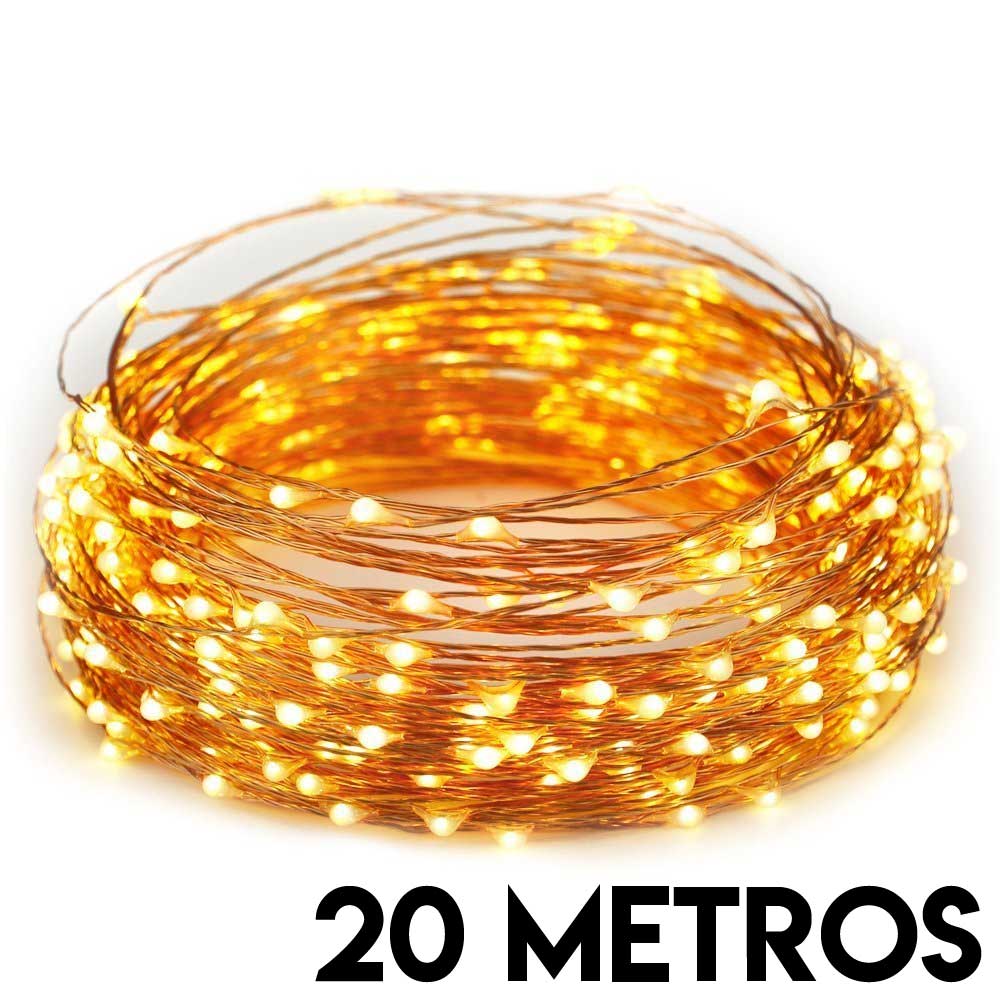 ETERNITY MICRODOT 200LED F:BLANCO CALIDO 20MTS. 220V PARA EXTERIOR