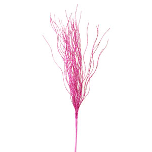 RAMA TWIG 50CM. PURPURINA FUCSIA