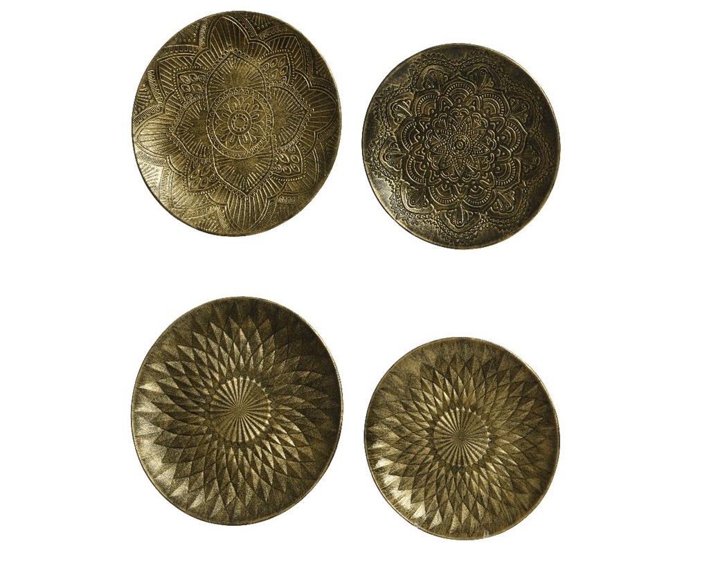 PLATO DECORATIVO 34,5CM. ORO ANTIGUO