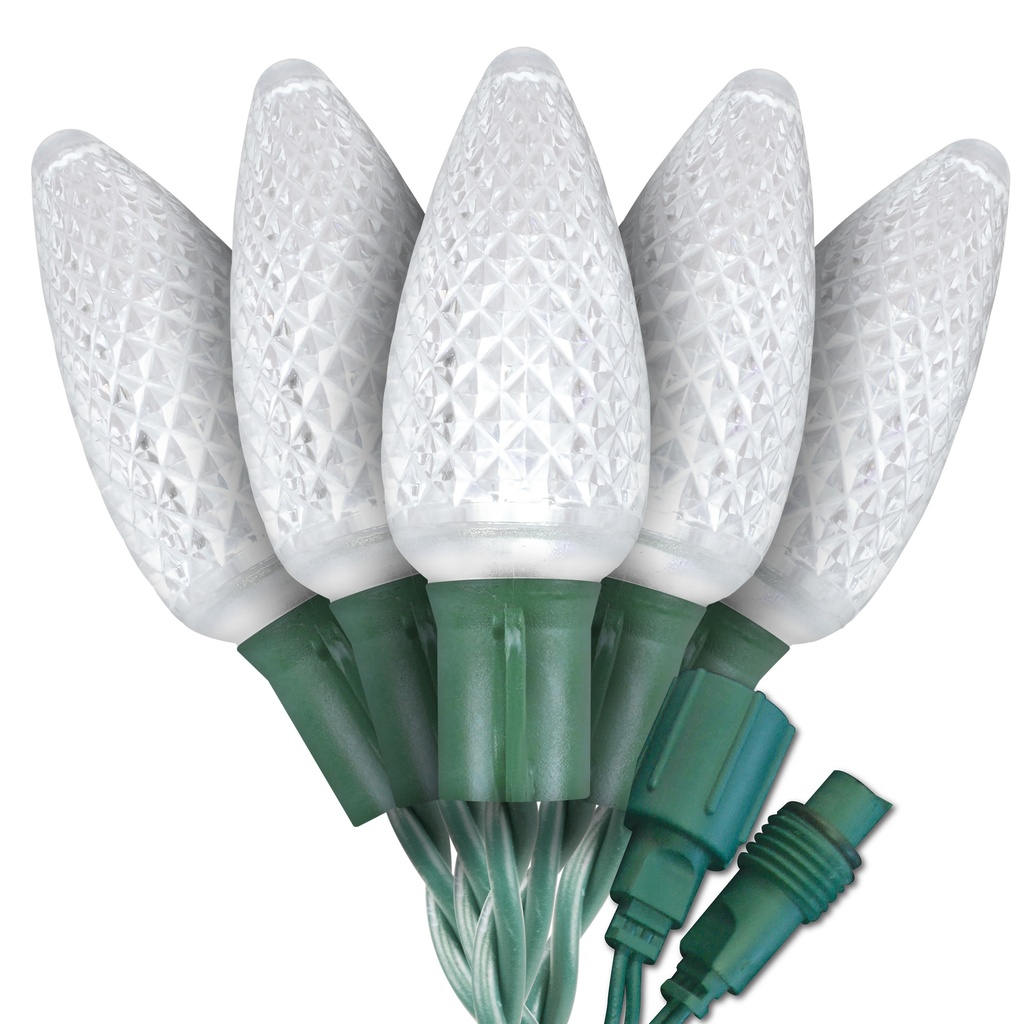 ETERNITY 25F LED DIAMANTES GDES.ILUM. F:BLANCO C:VERDE 3.6MTS. 220V