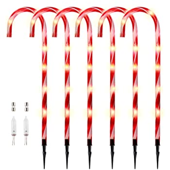 ETERNITY 36LED 6 CANDY CANE ILUMINADOS 1,5MTS. 220V