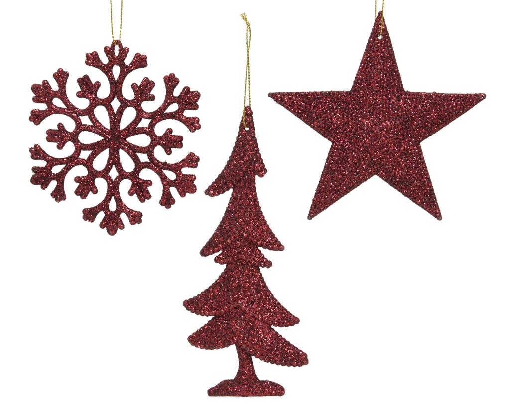 ORNAMENTO 15CM. ARBOL ESTRELLA COPO BORDO