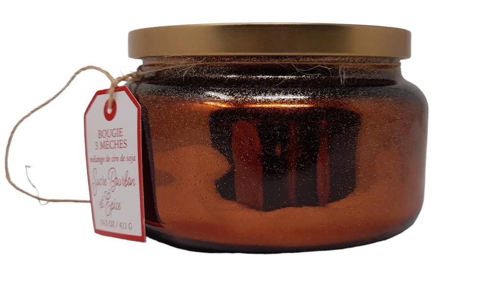 VELA AROMATICA NUEZ MOSCADA, CLAVO Y BOURBON PICANTE 14 OZ 396G