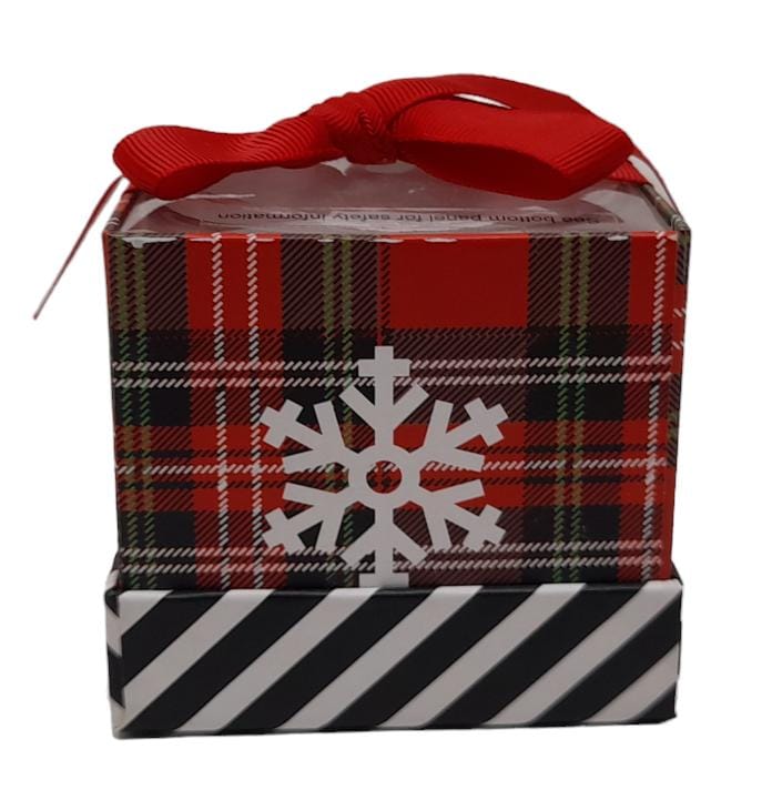 VELA AROMATICAEN CAJA COPO DE NIEVE 8x8cm