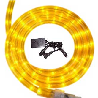 PACK MANGUERA ETERNITY LED 3H AMARILLO CON MOVIM. 8F. 10MTS.