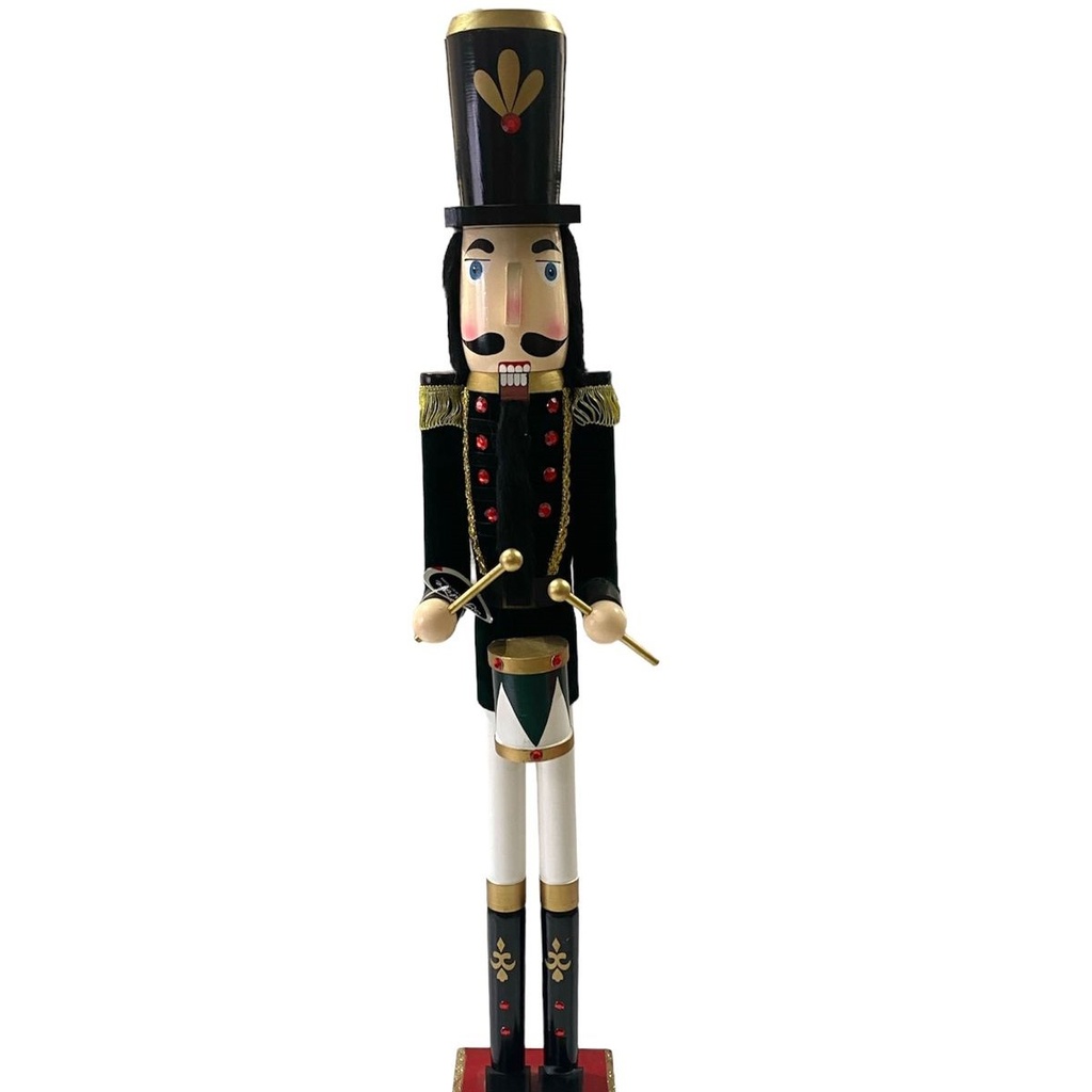 NUTCRACKER 106CM - NEGRO CON BLANCO