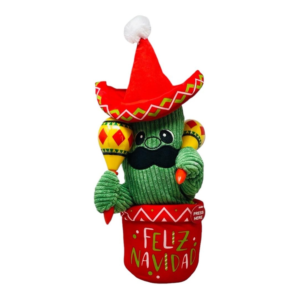 PELUCHE ANIMADO CACTUS MUSICAL 40.64CM