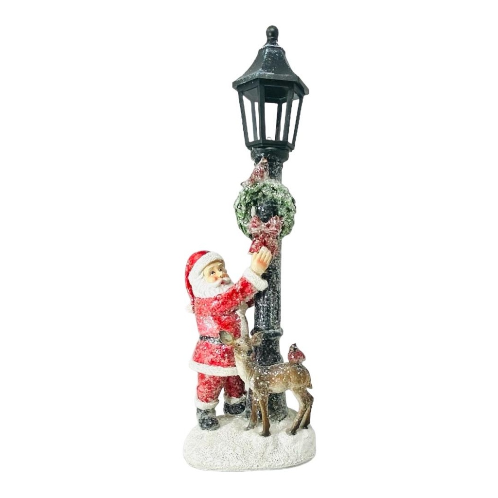 CERAMICA SANTA CON COLUMNA FAROL