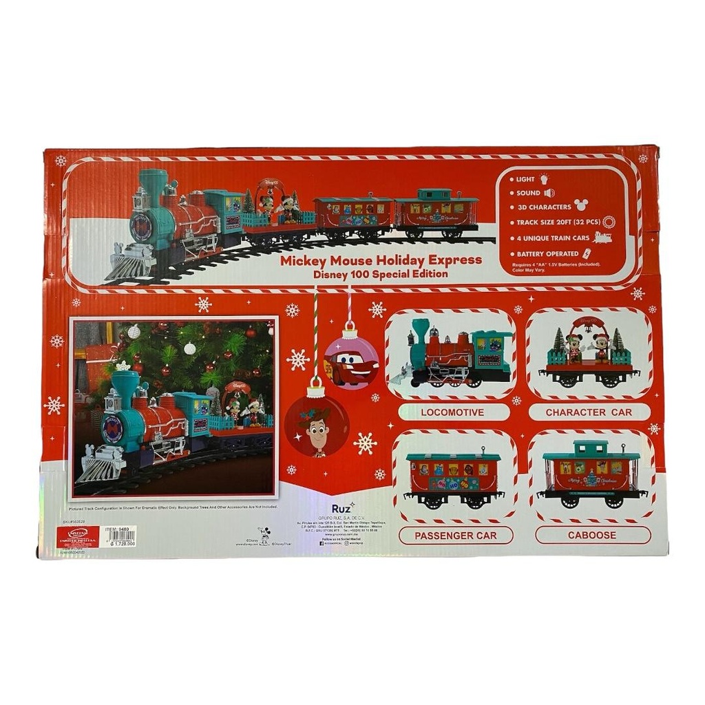 SET DE TREN ANIMADO CON INFANTIL MYQUEI 36PCS