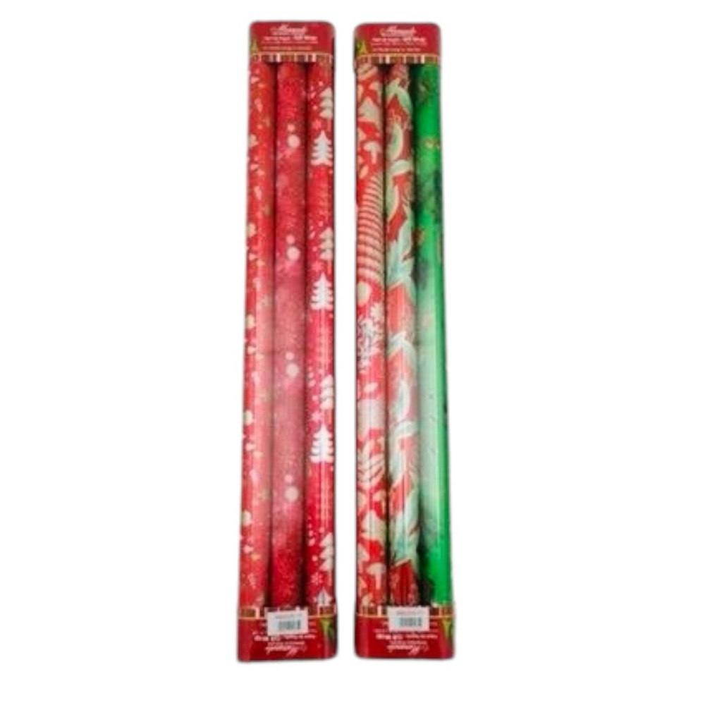 PAPEL DE REGALO IMPRESO MICRON DIS. VARIOS 70X150CM PACK X 3