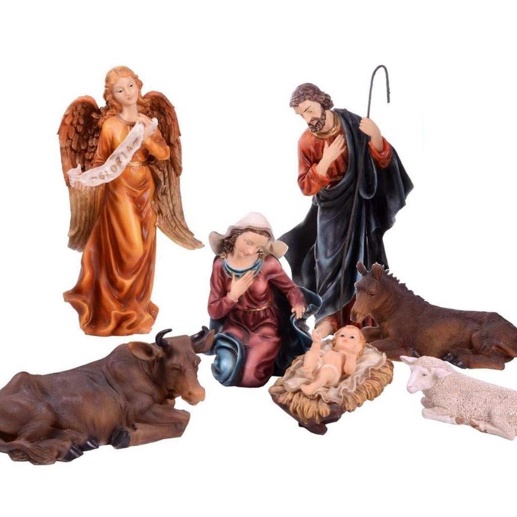 NACIMIENTO 48CM 7PCS - POLIRESIN.