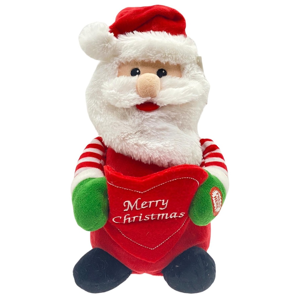 PELUCHE SANTA CON MUSICA 25CM