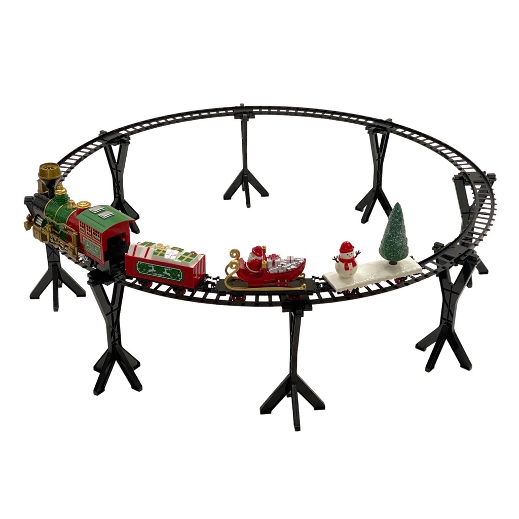 TREN PARA ARBOL DE NAVIDAD CON BASE Y LUZ Y MUSICA 