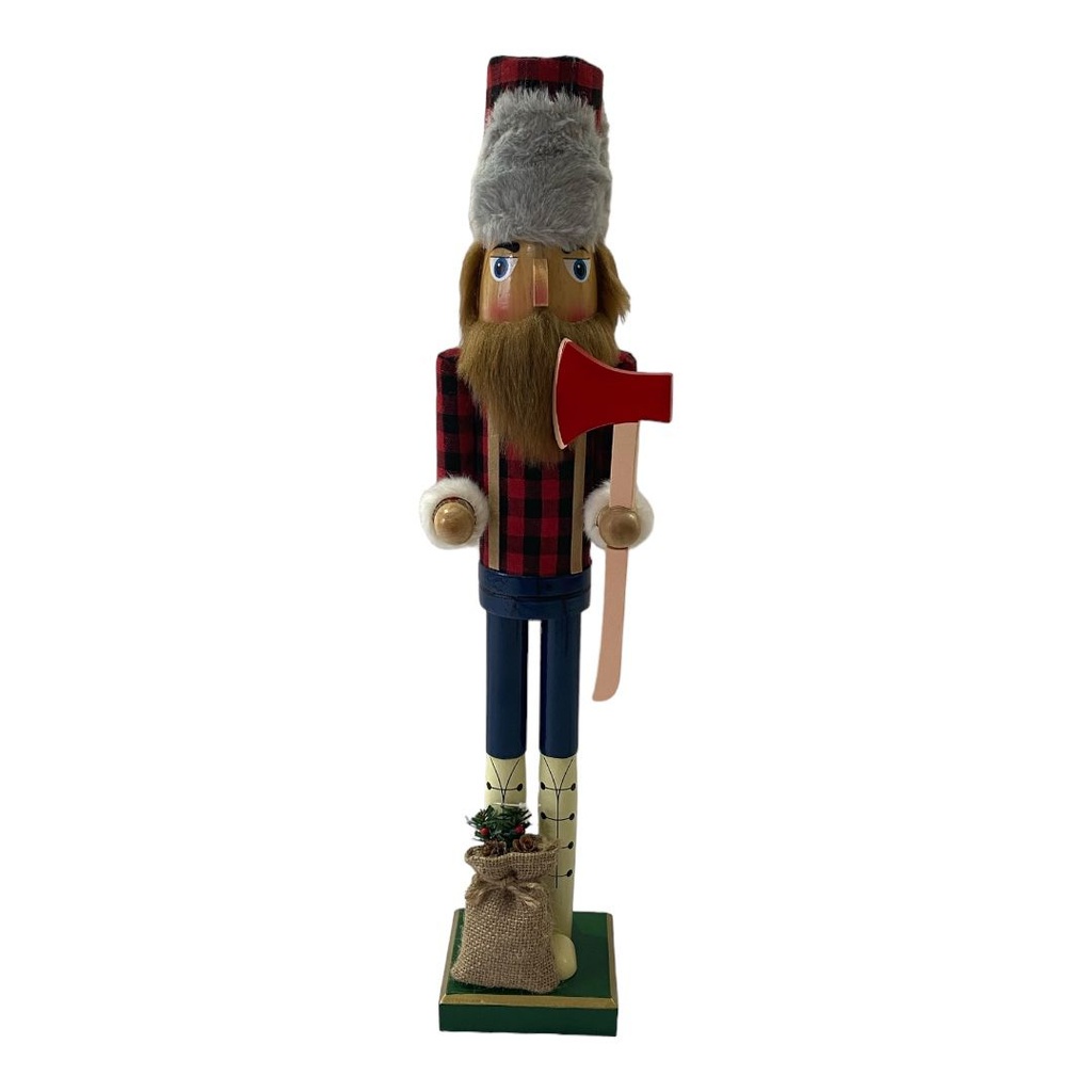 NUTCRACKER 56CM - CUADRILLE/AZUL - BARBA Y HACHA