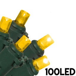 [11110] ETERNITY 100LED AMARILLO C:VERDE 10MTS. 220V