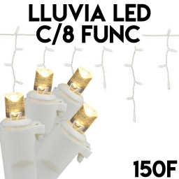 [11311] ETERNITY LLUVIA 150LED BLANCO CALIDO CON FUNCIONES C:BLANCO 2MTS. 220V