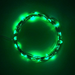 [13108] ETERNITY A BATERIA MICRODOT 30LED F:VERDE 3MTS. UTILIZA 3AA