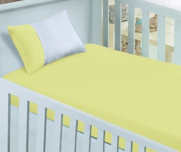 [98155] SABANA 1 PIEZA 120G/M2 105x160x15 AMARILLO