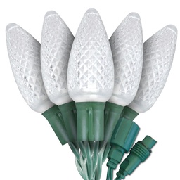 [16003] ETERNITY 25F LED DIAMANTES GDES.ILUM. F:BLANCO C:VERDE 3.6MTS. 220V