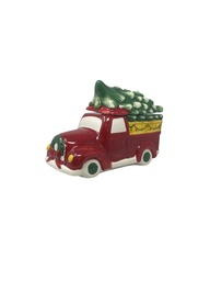 [8766] CERAMICA CAMIONETA PORTA GALLETITAS