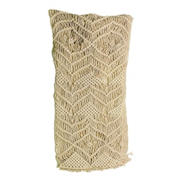 [8887] CAMINERO RUSTICO MACRAME 228.6CM