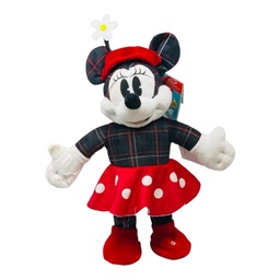 [9127] PELUCHE ANIMADO MINNIE RATON REMERA A CUADROS