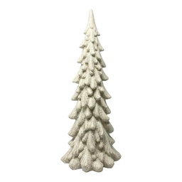 [9318] ORNAMENTO ARBOL BLANCO EN RESINA 45.7CM