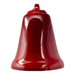 [9336] ORNAMENTO CAMPANA ROJO