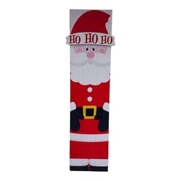 [9364] ORNAMENTO TABLA DECORATIVA SANTA HO HO HO