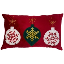 [2101] ALMOHADON 30X50CM HORIZONTAL BORDO 