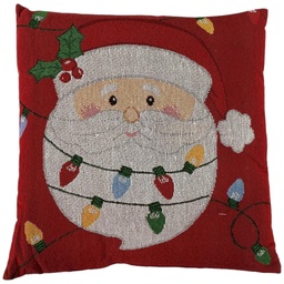 [2110] ALMOHADA 40X40CM TELA SANTA CON FOCOS